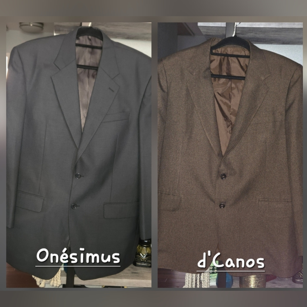 2 pcs Men's Formal Suit Blazer Jacket Vintage PLEASE READ DESCRIPTION BELOW👇